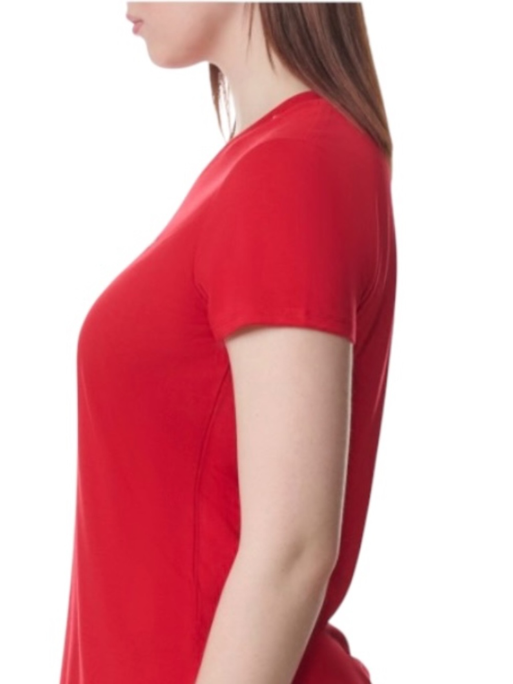 Tommy Hilfiger Women's Short-Sleeve Crewneck Sleep Tee, Tango Red Size XL- NWT